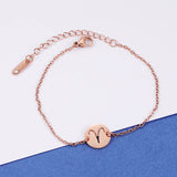 12pcs Zodiac Sign Constellation Bracelet Stainless Steel Chain Women Girls Gift
