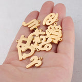 Fnixtar 15mm DIY Constellation Charms Twelve Zodiac Charms 12pcs
