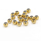 200Pcs 3*4mm Steel Beads Stainless Steel Chars DIY Jewelry Making
