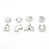 20Pcs Stainless Steel Charms Beads for DIY Necklace Bracelets