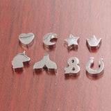 20Pcs Stainless Steel Charms Beads for DIY Necklace Bracelets