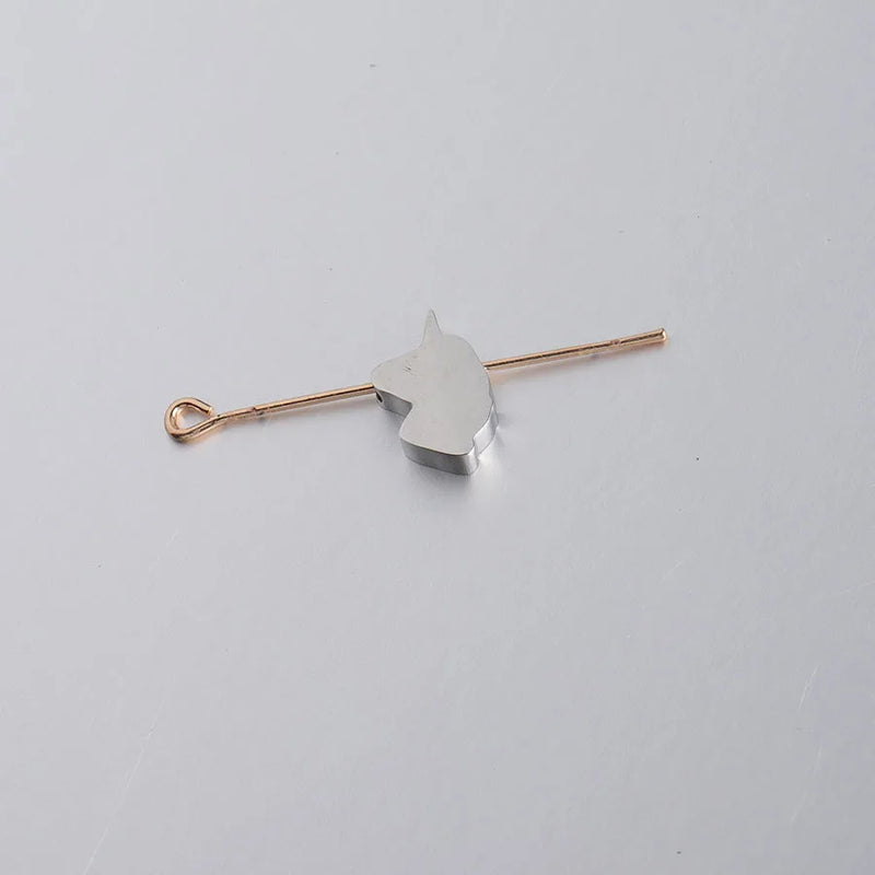 20Pcs Stainless Steel Charms Beads for DIY Necklace Bracelets