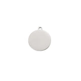 Fnixtar 20Pcs Round Stainless Steel Discs for DIY Jewelry Making