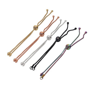 Fnixtar 20Pcs 12.5cm Adjustable Stainless Steel Chain For DIY Jewelry