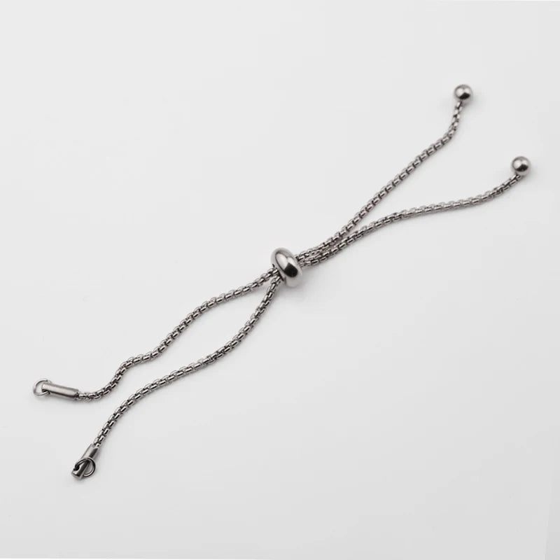 Fnixtar 20Pcs 12.5cm Adjustable Stainless Steel Chain For DIY Jewelry