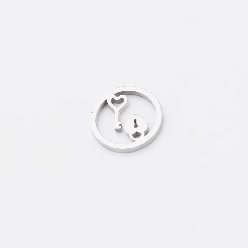 20Pcs Stainless Steel Charms for DIY Necklace Bracelets