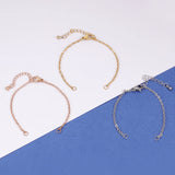 Fnixtar 20Pcs 14+4cm Stainless Steel Chain Bracelet DIY Supplies