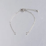 Fnixtar 20Pcs 14+4cm Stainless Steel Chain Bracelet DIY Supplies