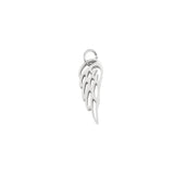 20Pcs Stainless Steel Feather Pendant Charms With Jump Rings