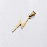 20Pcs Lightning Charms Stainless Steel DIY Necklace Earrings Jewelry Supplies