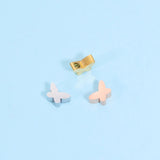 20Pcs 7.5*5mm Butterfly Beads Stainless Steel DIY Jewelry Making