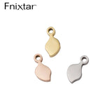 Fnixtar 20Pcs Tail Charms Stainless Steel DIY Earrings Necklace Bracelets Anklet