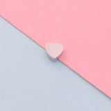 Fnixtar 20Pcs Heart Beads Charms Stainless Steel DIY Necklace Bracelets Anklet