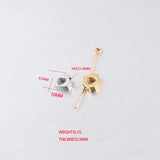 20Pcs Heart House Beads Mirror Polish Stainless Steel For DIY Pendant Bracelets