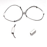 20Pcs 12*5mm Stainless Steel Strip Tube Charms DIY Jewelry Making