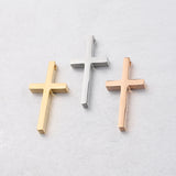 20Pcs/Lot Stainless Steel Christ Cross Charms For DIY Necklace Pendant