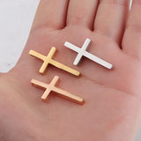 20Pcs/Lot Stainless Steel Christ Cross Charms For DIY Necklace Pendant