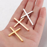 20Pcs/Lot Stainless Steel Christ Cross Charms For DIY Necklace Pendant