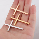20Pcs/Lot Stainless Steel Christ Cross Charms For DIY Necklace Pendant