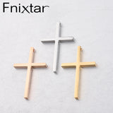 20Pcs/Lot Stainless Steel Christ Cross Charms For DIY Necklace Pendant