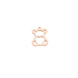 20Pcs/Lot Bear Cutting Pendant Charms for DIY Necklaces Bracelets