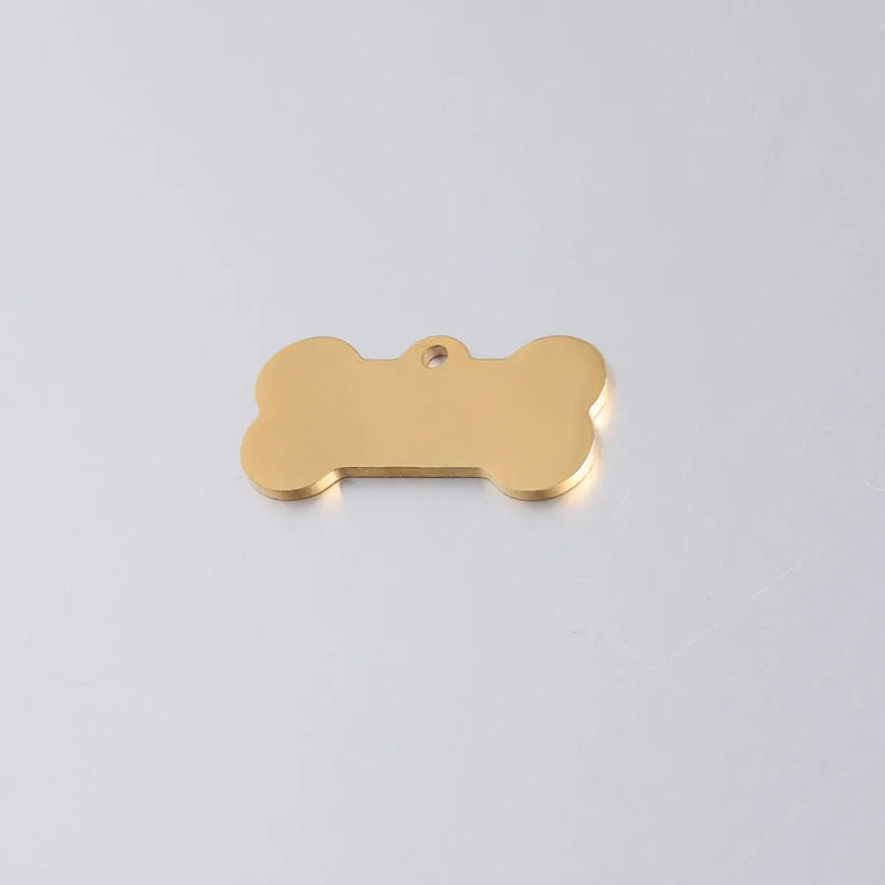 20Pcs 31*16mm Stainless Steel Dog Bone Charms