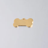 20Pcs 31*16mm Stainless Steel Dog Bone Charms