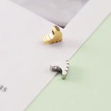 20Pcs/Lot Baby Feets Mirror Polish Stainless Steel Beads DIY Jewelry Making