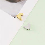 20Pcs/Lot Baby Feets Mirror Polish Stainless Steel Beads DIY Jewelry Making