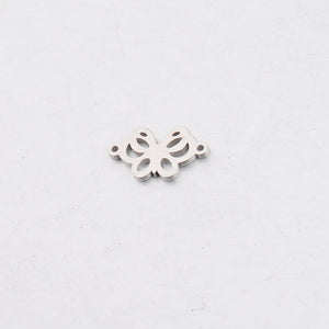 20Pcs Stainless Steel Dog Paw Charms for DIY Necklace Earrings