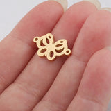 20Pcs Stainless Steel Dog Paw Charms for DIY Necklace Earrings