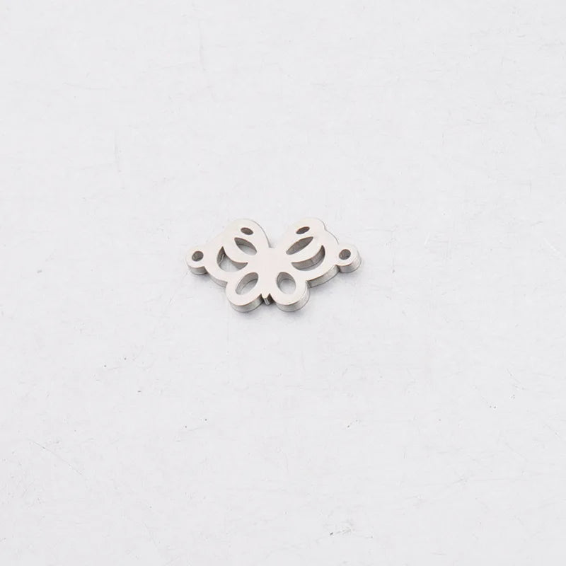 20Pcs Stainless Steel Dog Paw Charms for DIY Necklace Earrings