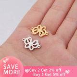 20Pcs Stainless Steel Dog Paw Charms for DIY Necklace Earrings