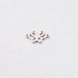 20Pcs Stainless Steel Dog Paw Charms for DIY Necklace Earrings