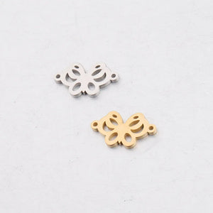 20Pcs Stainless Steel Dog Paw Charms for DIY Necklace Earrings