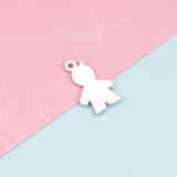 20Pcs Stainless Steel Boy Girl Pendant Charms DIY Jewelry Making