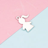 20Pcs Stainless Steel Boy Girl Pendant Charms DIY Jewelry Making