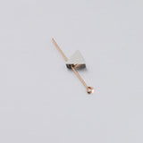 20Pcs Triangle Stainless Steel Beads DIY Jewelry Making Pendant Bracelet