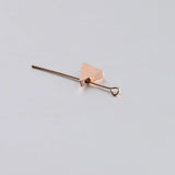20Pcs Triangle Stainless Steel Beads DIY Jewelry Making Pendant Bracelet
