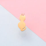Fnixtar 20pcs 8.5mm Cat Pendant Stainless Steel Charms DIY Necklace Making