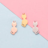 Fnixtar 20pcs 8.5mm Cat Pendant Stainless Steel Charms DIY Necklace Making