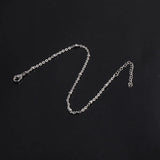 2mm Stainless Steel Clamp Bead Chain Bracelet DIY Ball Bead Chain 21+5cm