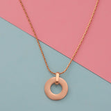 5pcs Stainless Steel Round Blank Pendant Necklace Mirror Polish Hollow Charm
