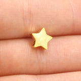 Fnixtar Stainless Steel Heart Star Crown Beads 20pc