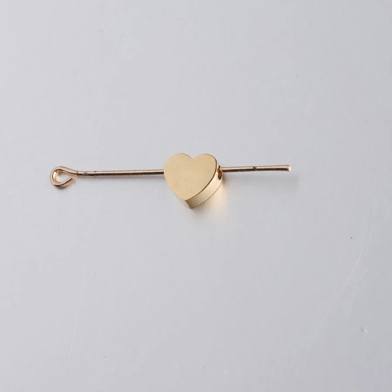 Fnixtar Stainless Steel Heart Star Crown Beads 20pc