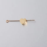 Fnixtar Stainless Steel Heart Star Crown Beads 20pc