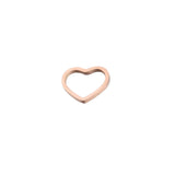 Hollow Heart Charms Stainless Steel Love Heart Charm Pendants DIY 20Pcs