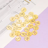Mirror Polish Stainless Steel Initial Alphabet Charm DIY Jewelry 26Piece/lot