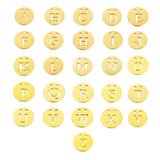 Mirror Polish Stainless Steel Initial Alphabet Charm DIY Jewelry 26Piece/lot
