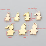 Stainless Steel Charms for Women Bracelets DIY Jewelry